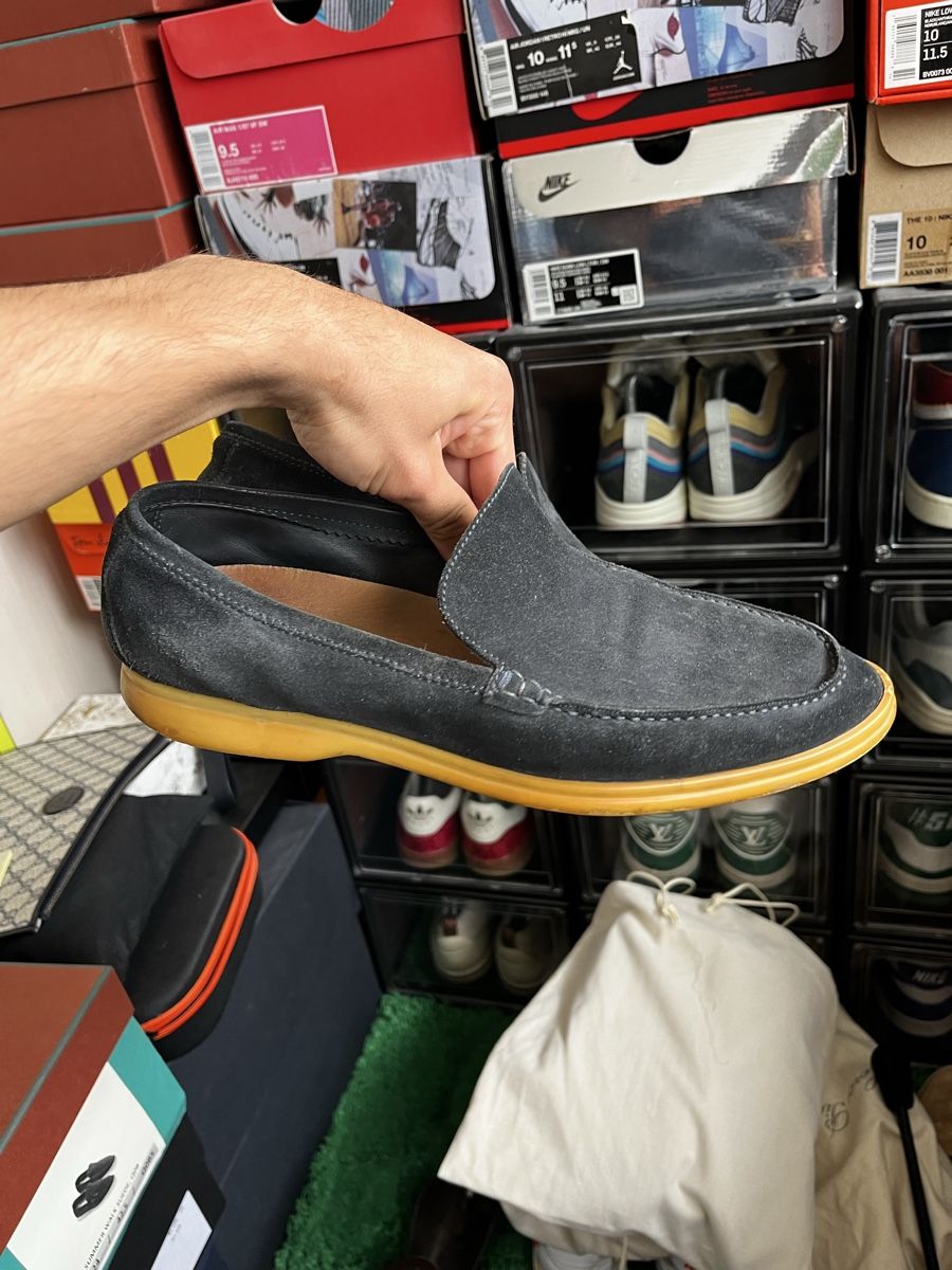 Loro Piana Scarpe da uomo: Loro Piana Summer Walk Navy – Usato da Genève venduto da 3M_JR