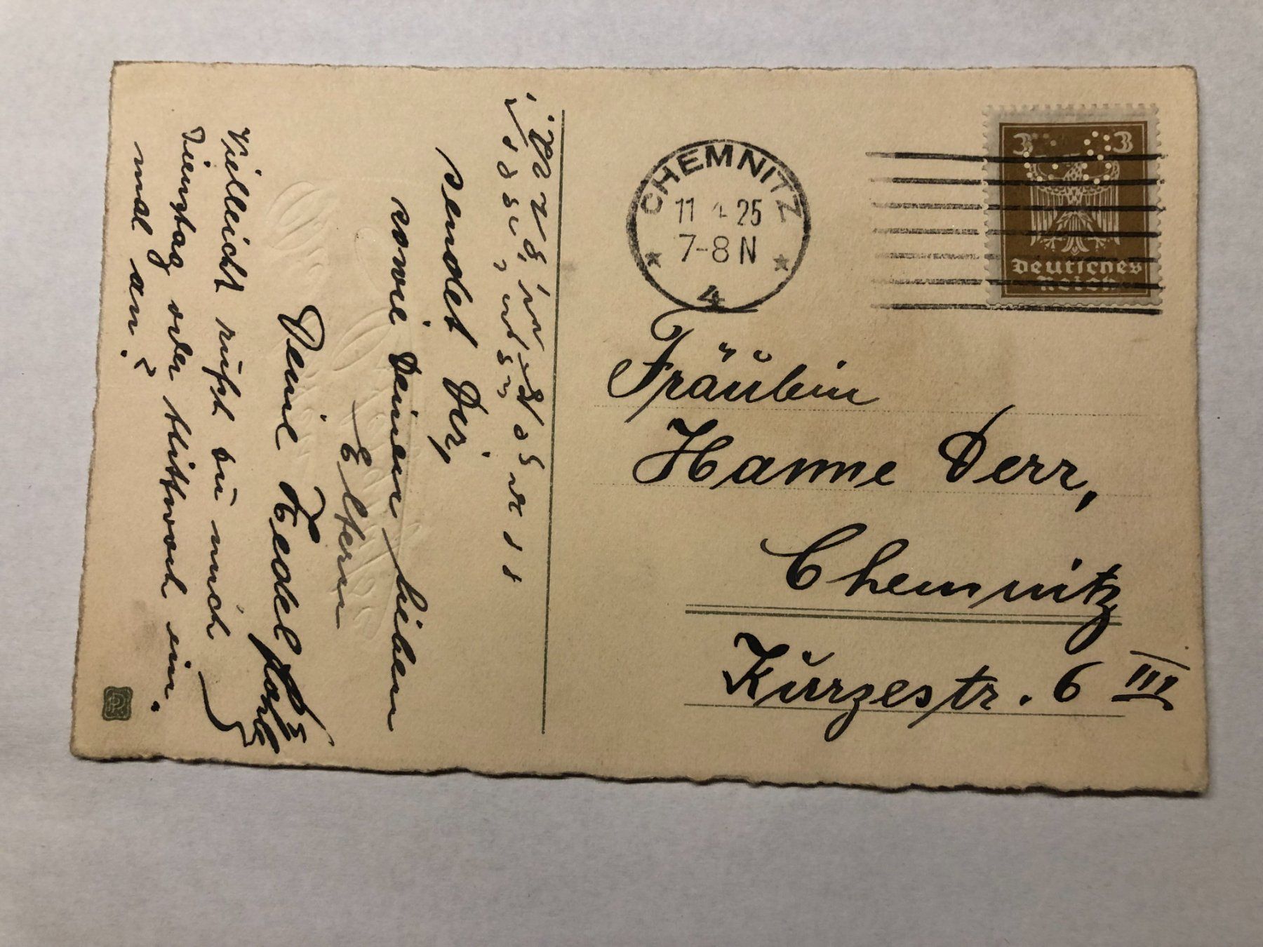 Cartoline postali: Die besten Ostergrüsse - Hasenkarte 1925 – Usato da Pfäffikon ZH venduto da Waltoversand 1