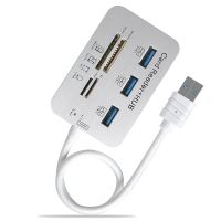 All-in-One USB Hub 3.0 Kartenleser  Splitter 3 Ports