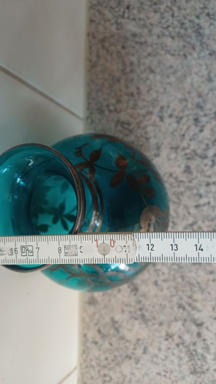 Vasi & Recipienti: Schöne Vase mit versiberung  – Usato da Flawil venduto da Naphtali 3
