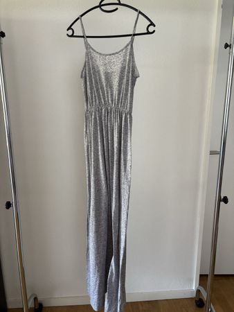 Maxikleid grau meliert