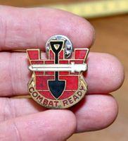 VINTAGE US Army - 130th Engineer Brigade Emaille Pin