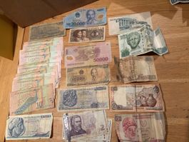 Billet de banque divers pays 
