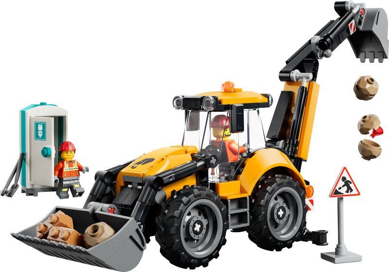 Lego Kit di costruzioni: LEGO City 60480 Backhoe Loader – Nuovo e nell'imballaggio originale da Basadingen venduto da NekoBricks 1