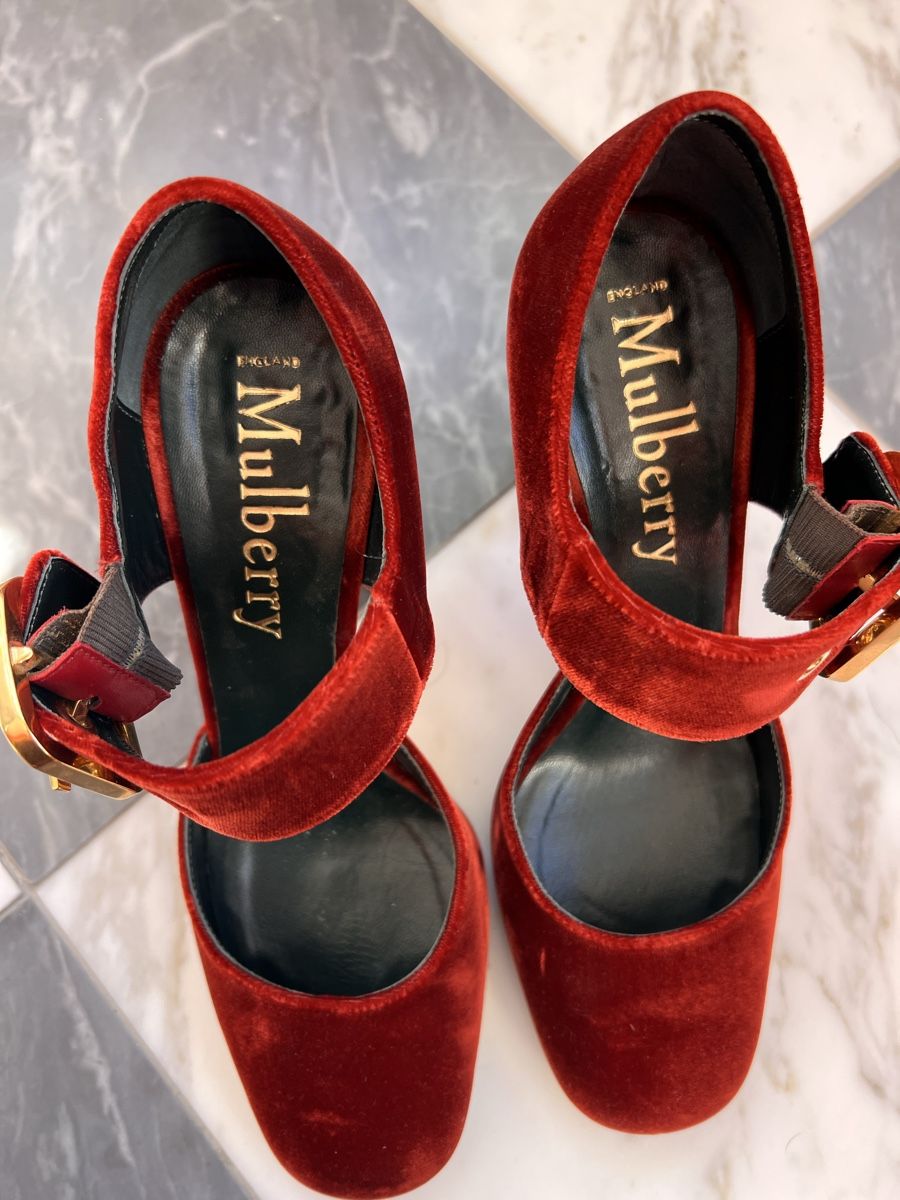 Mulberry Scarpe da donna: MULBERRY Samt Pumps Gr. 38 – Nuovo (secondo la descrizione) da Zürich venduto da car_x52z 6