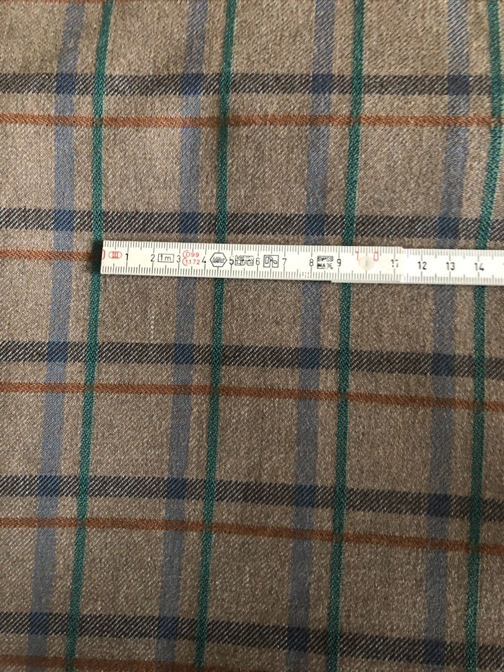 Stoffe: Stoff mit Karo, doubleface  L: 190 cm x B: 150 cm – Gebraucht aus Samstagern von TAAF 2