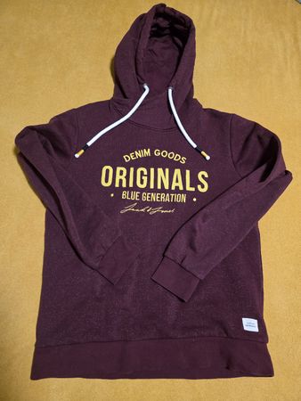 Jack & Jones Hoodie, bordeauxrot, Grösse zl – Top Zustand!