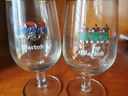 Warteck Tulpen Gläser Biergläser
