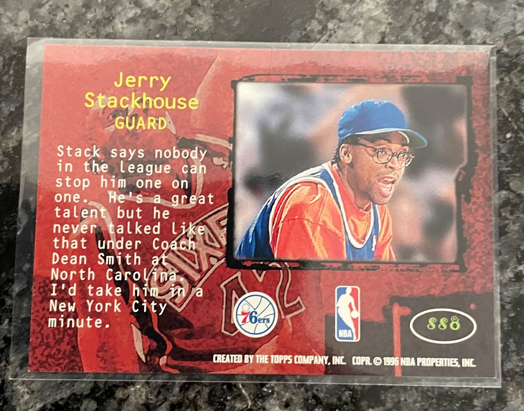 Nba Carte collezionabili: NBA Jerry Stackhouse Spike Says Card – Nuovo (secondo la descrizione) da Muttenz venduto da joba23 1