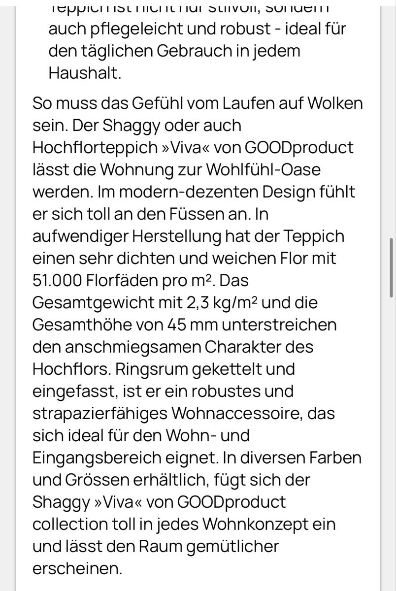 Tappeti: Teppich rund blau, neu – Nuovo e nell'imballaggio originale da Männedorf venduto da Ewallstreet 6