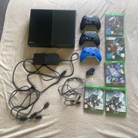 XBOX ONE mit 3 Controller + Headset Adapter & 5 Spiele