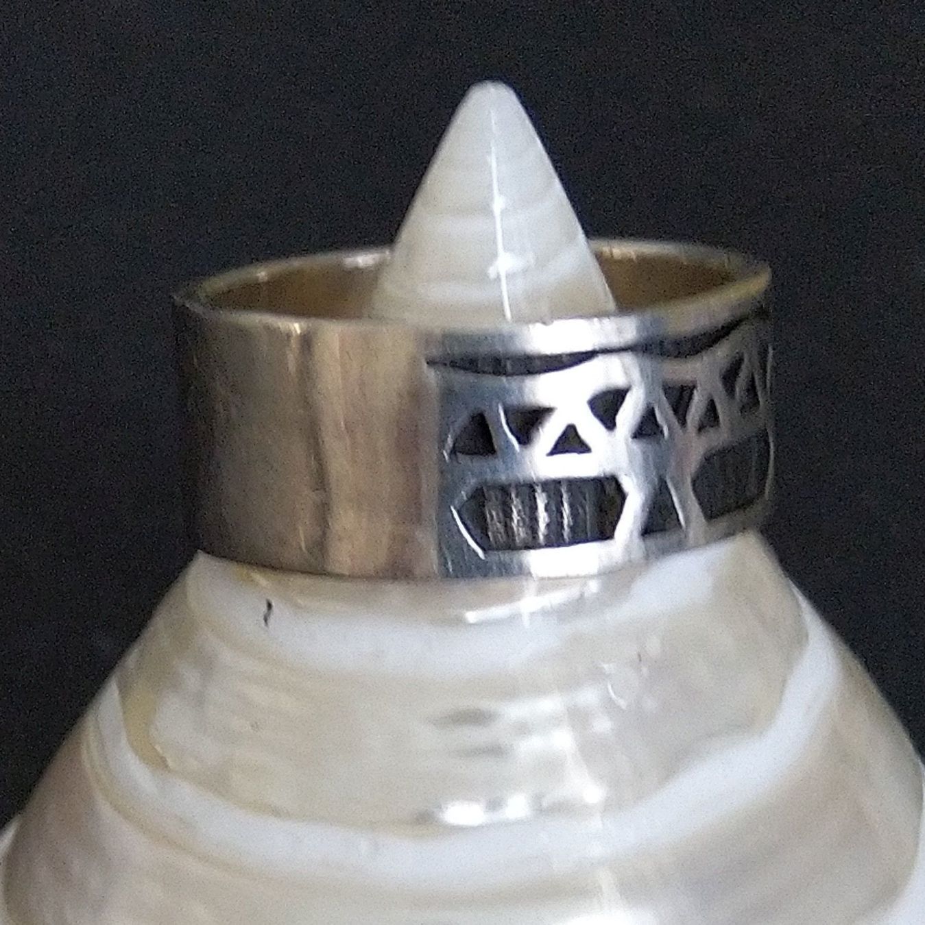 Anelli: XL RING 925 SILBER MIT ORNAMENTEN – Usato da Romanshorn venduto da BoutiqueA 2