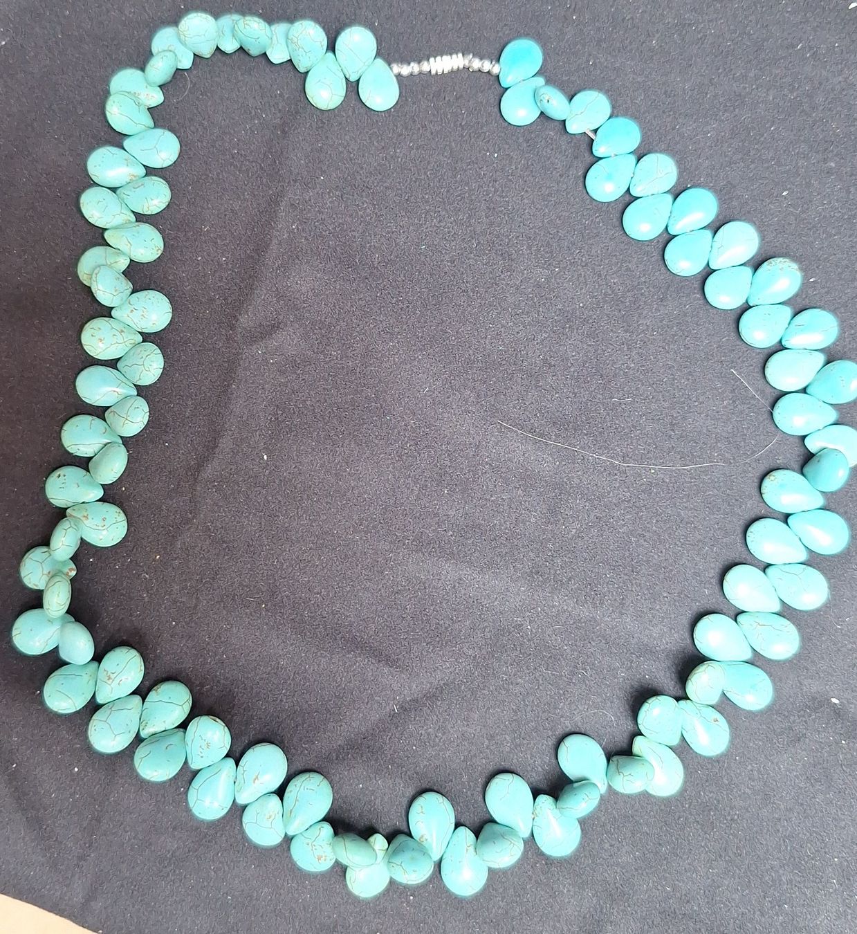 Catenine: Collier Turquoise Véritable - Élégance Bohème d'Été – Usato da Crans VD venduto da Yobia8