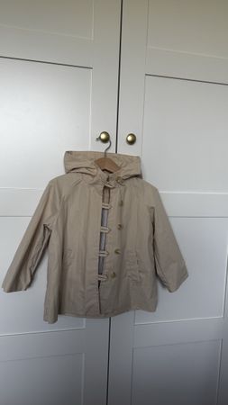 Kinder Jacke Zara beige mit Kapuze Groesse 104 4 Jahre
