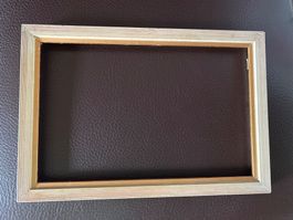 Goldener Vintage Bilderrahmen, Holzrahmen, Top Zustand!