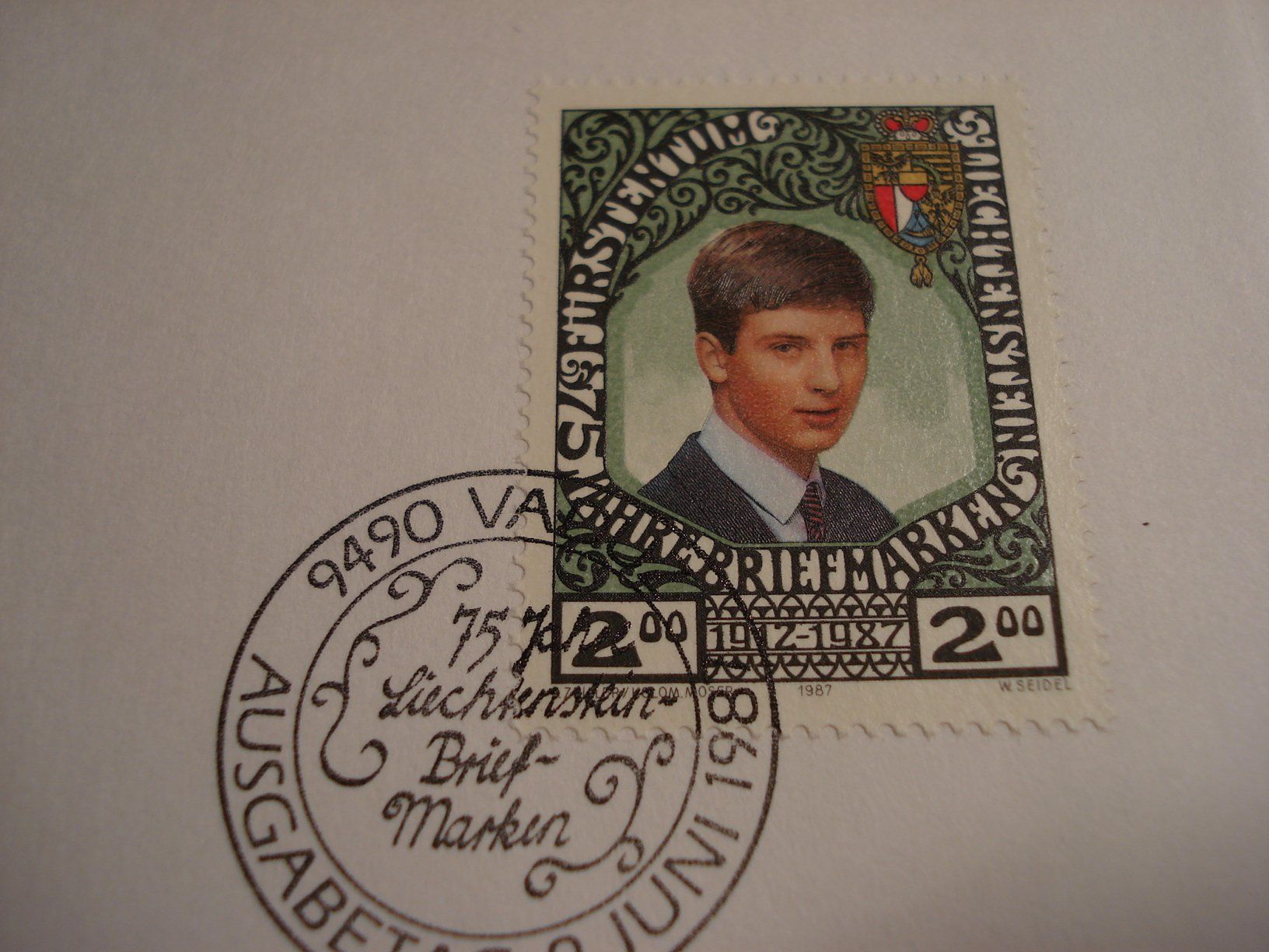 Tous les timbres: Liechtenstein Set FDC 1987, 6 Belege – D'occasion à Niederwil AG par morostahu