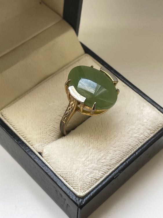 BELLE BROCHE ANCIENNE des années 1950 en ARGENT avec PIERRE