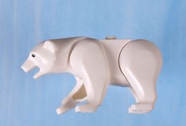 LEGO Minifiguren Eisbär - schneeweiß arktisches Wintertier