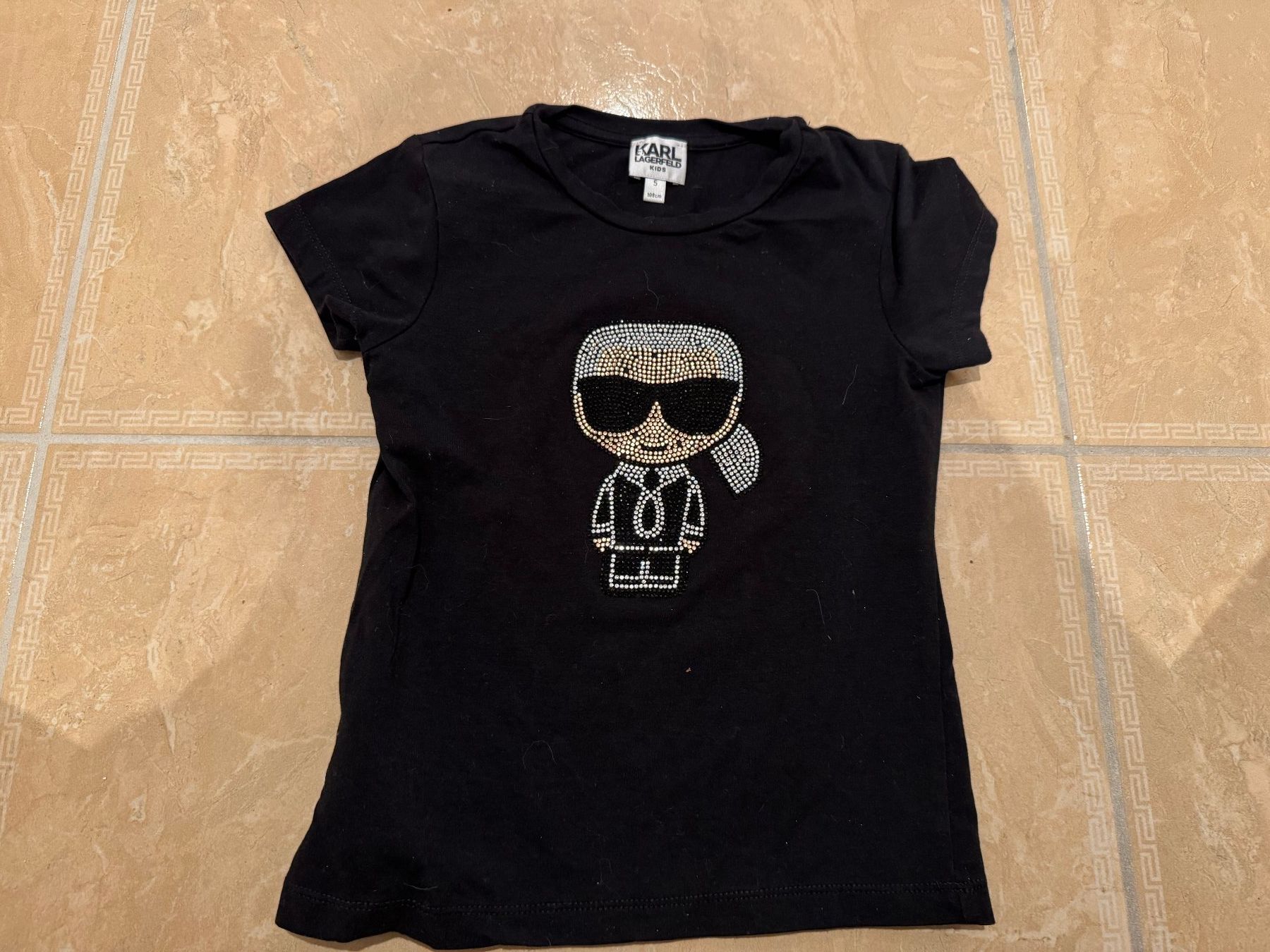 Karl Lagerfeld Camicette, T-shirt & Top: Karl lagerfeld Glitzershirt, 5J 110 – Usato da Klingnau venduto da Markus14