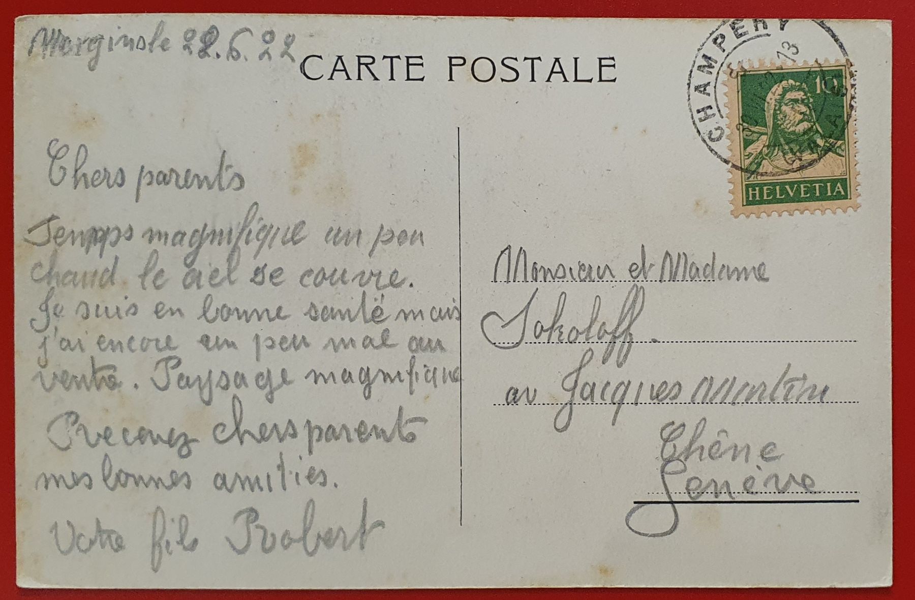 Cartes postales: Walliserin am Spinnrad 1922 – D'occasion à Kreuzlingen par Rschweiz1 1