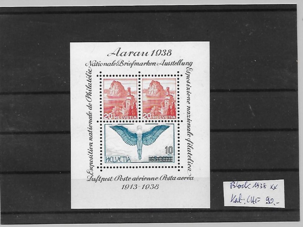 Tous les timbres: Block 1938 ** Kat: CHF 90.- – Neuf (Voir description) à Basel par Ilp