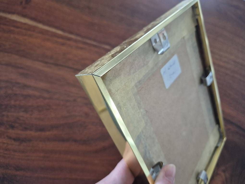 Dipinti: Hübsches Bild Textilkunst, Originalwert 240.- – Usato da Basel venduto da alaubi 4