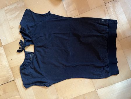 Damen T-Shirt FORVERT Grösse S dunkelblau gestreift