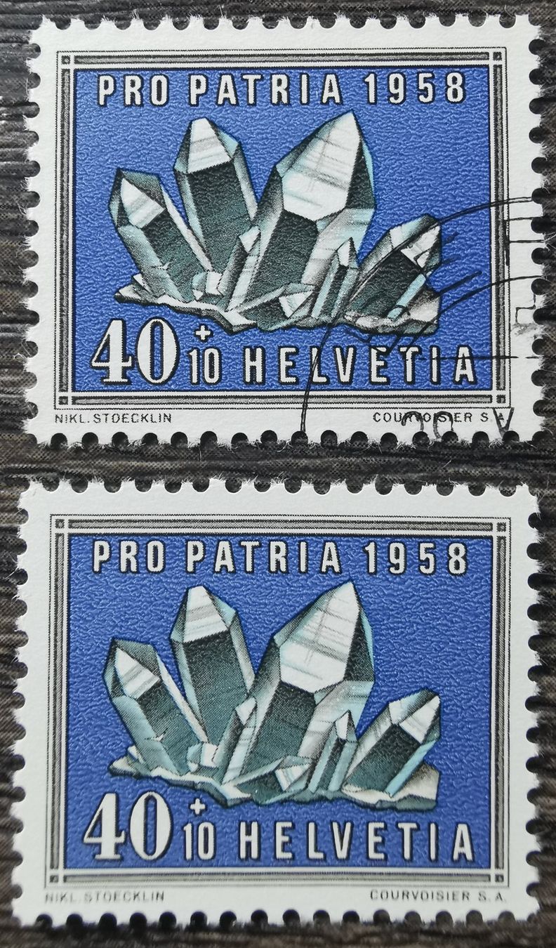 Tutti i francobolli: TR08 Timbre Suisse 1958 – Usato da Cousset venduto da Patrick_Collections