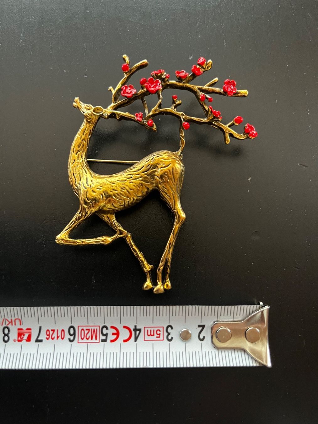 Ciondoli: Brosche/ Amulett (2 in 1) Hirsch mit Blumen – Nuovo (secondo la descrizione) da Gams venduto da Mariawicca 5