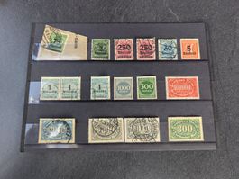 Konvolut Seltene Briefmarken Deutsches Reich