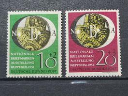 BRD Mi-Nr 141-142 Postfrisch 90 Fr Einwandfrei