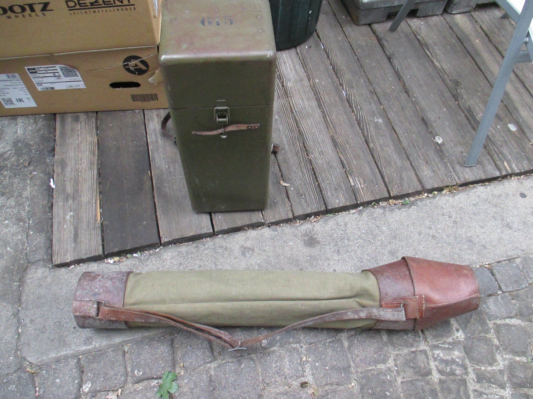 Schweizer Armee Feldstecher: Kern Grabenfernrohr 12x72 mit Stativ. – Gebraucht aus zürich von Haluk1 9