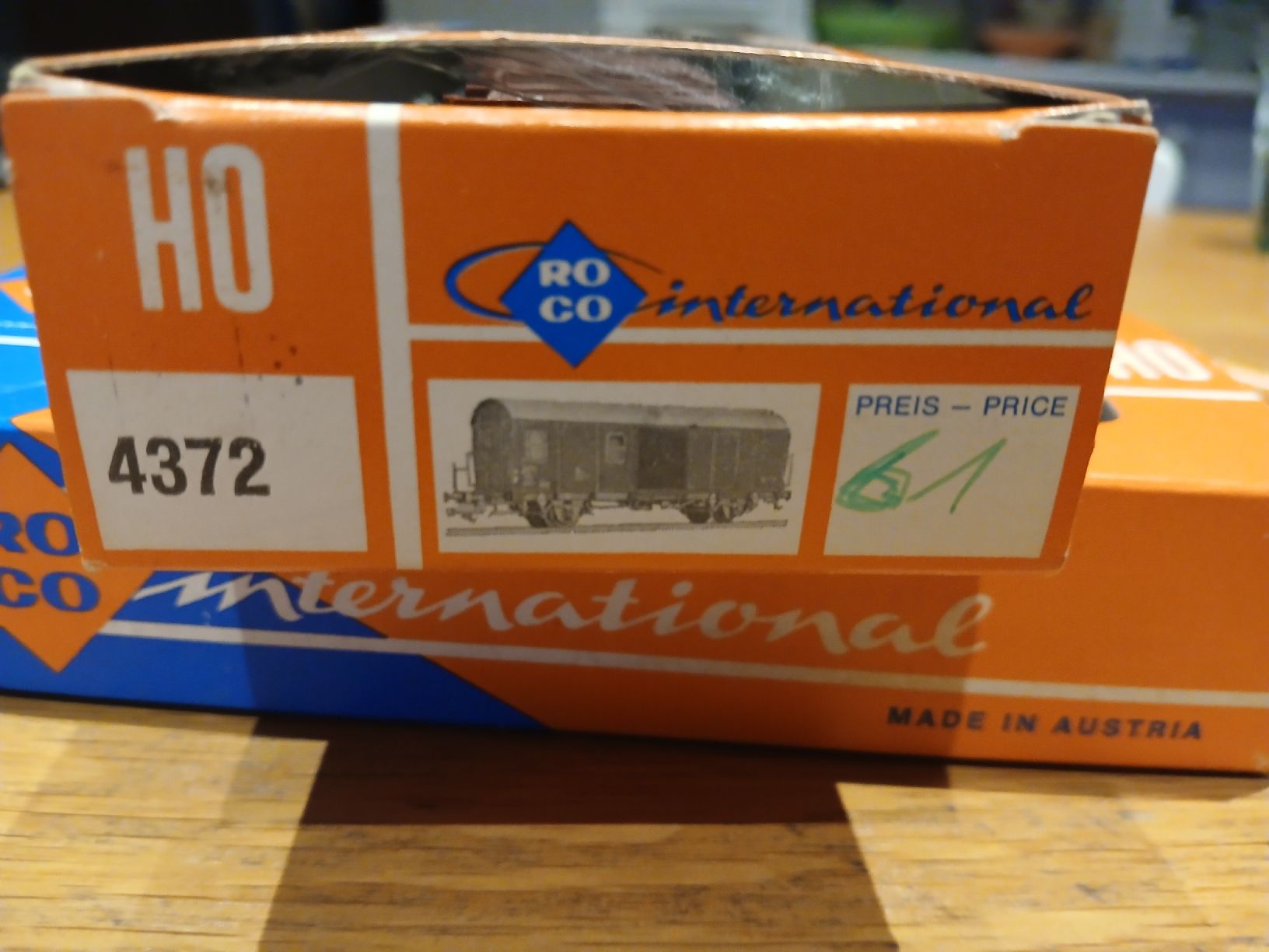 Roco Modellini di ferrovie: Roco HO 4372 Güterwagen, Neu! – Nuovo e nell'imballaggio originale da Bözen venduto da Kolumbus77 1