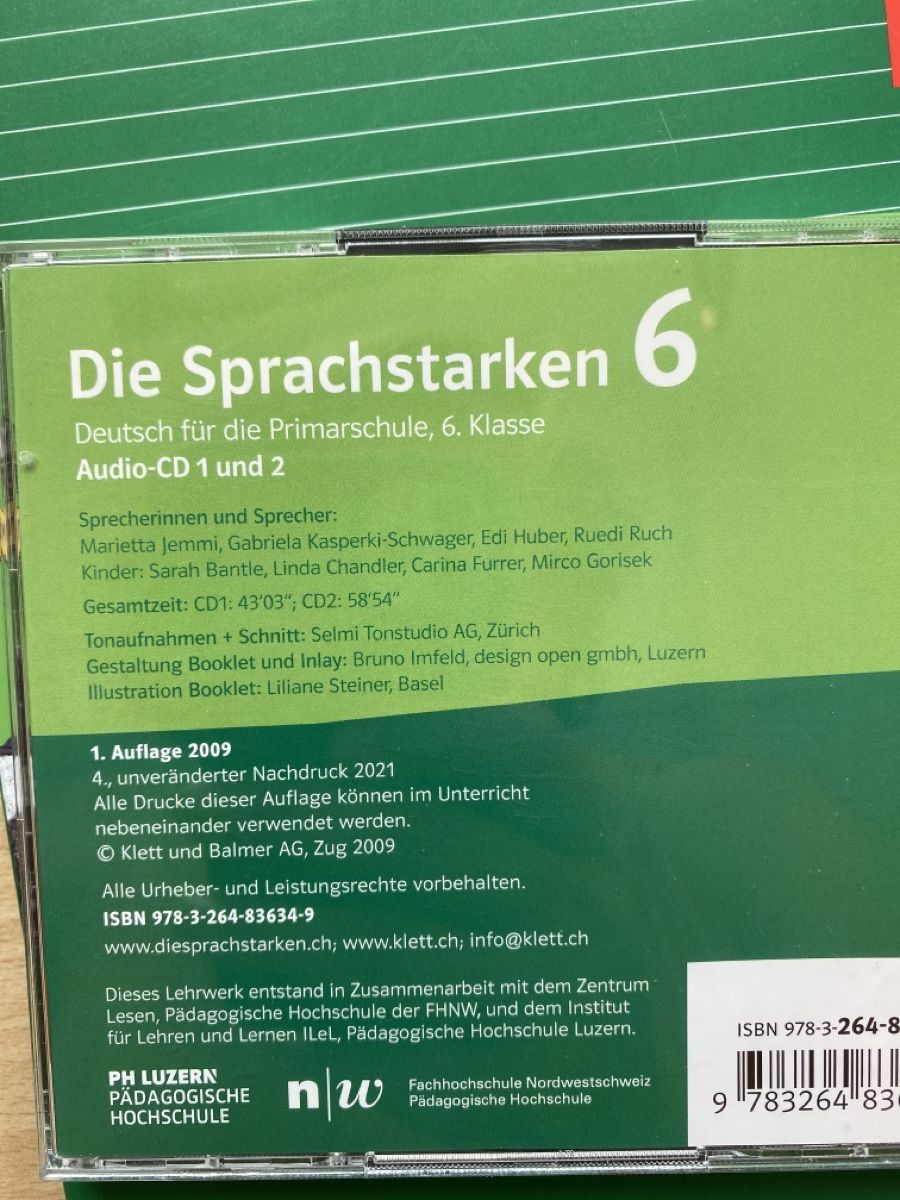 Libri: Sprachstarken 6 Lehrmittel Deutsch Primarschule mit CD – Nuovo e nell'imballaggio originale da Dübendorf venduto da feusiedi 3