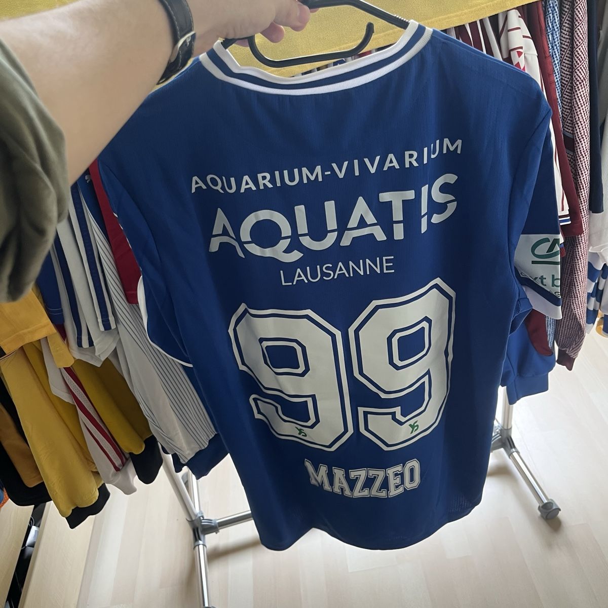 Canottiere & Pantaloni: Matchworn Trikot Yverdon Mazzeo Macron – Usato da Winterthur venduto da LaBodega 1