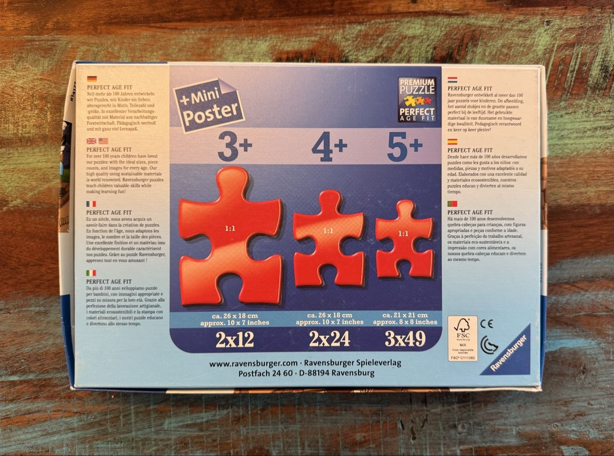 Ravensburger Puzzle: Yakari Puzzle Set, Ravensburger, 2x12 Teile – Usato da Flumenthal venduto da Krajan 2