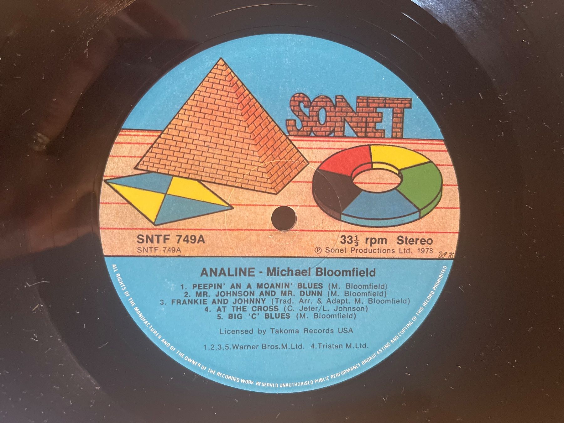 Dischi in vinile: A400/Michael Bloomfield - Analine – Usato da Frutigen venduto da Philippe_jsp 2