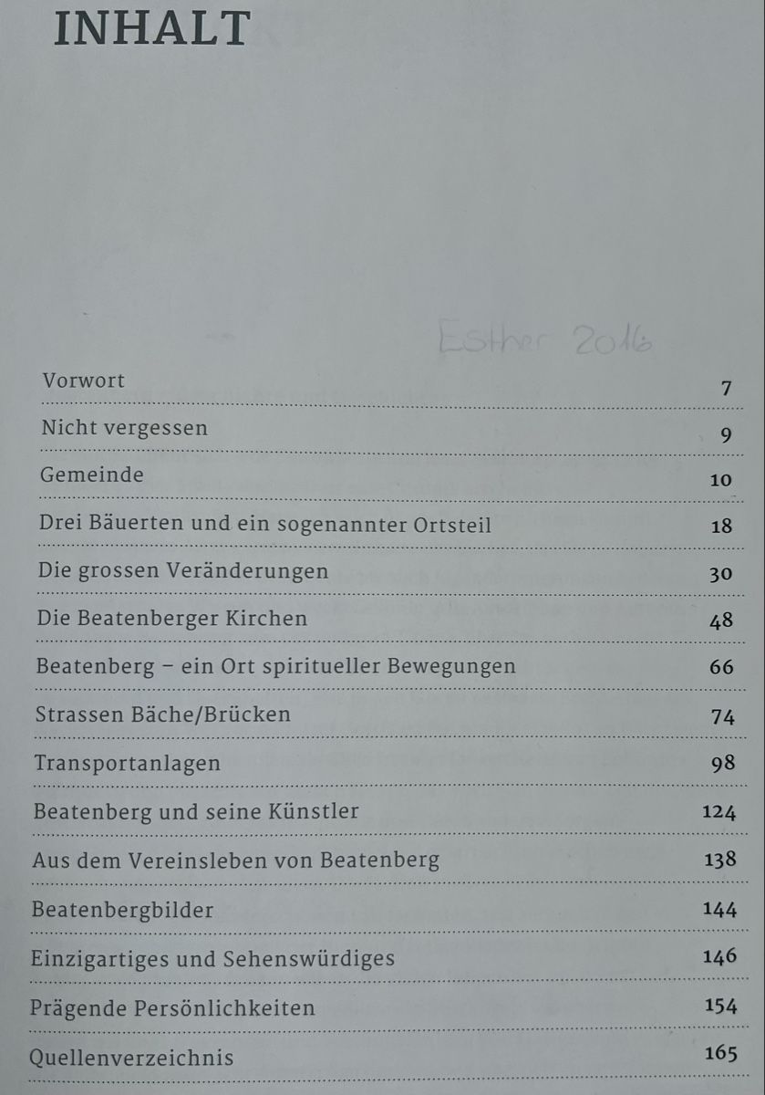 Libri: Beatenberg, Geschichte & Geschichten, Top Zustand! – Nuovo (secondo la descrizione) da Oberhofen Thun'see venduto da SwissTreasure 3
