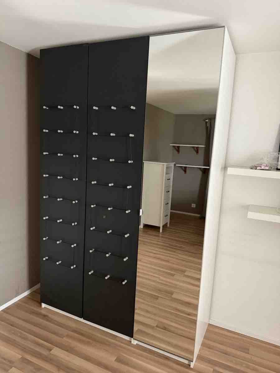 Schränke: Wardrobe with mirror doors used – Gebraucht aus Schafisheim von zob_2000