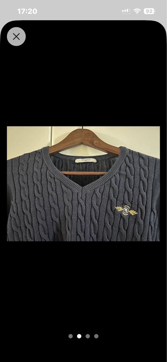 Tom Tailor Pulls & Sweat-shirts: Tom Tailor Polo Team Pullover dunkelblau Zopfmuster – Neuf (Voir description) à Willisau par Geissbock11 1