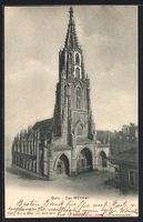 AK Bern, Blick auf das Münster, 1907