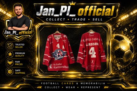 SCRJ Lakers Jacob Larsson #4 Gameworn Trikot
