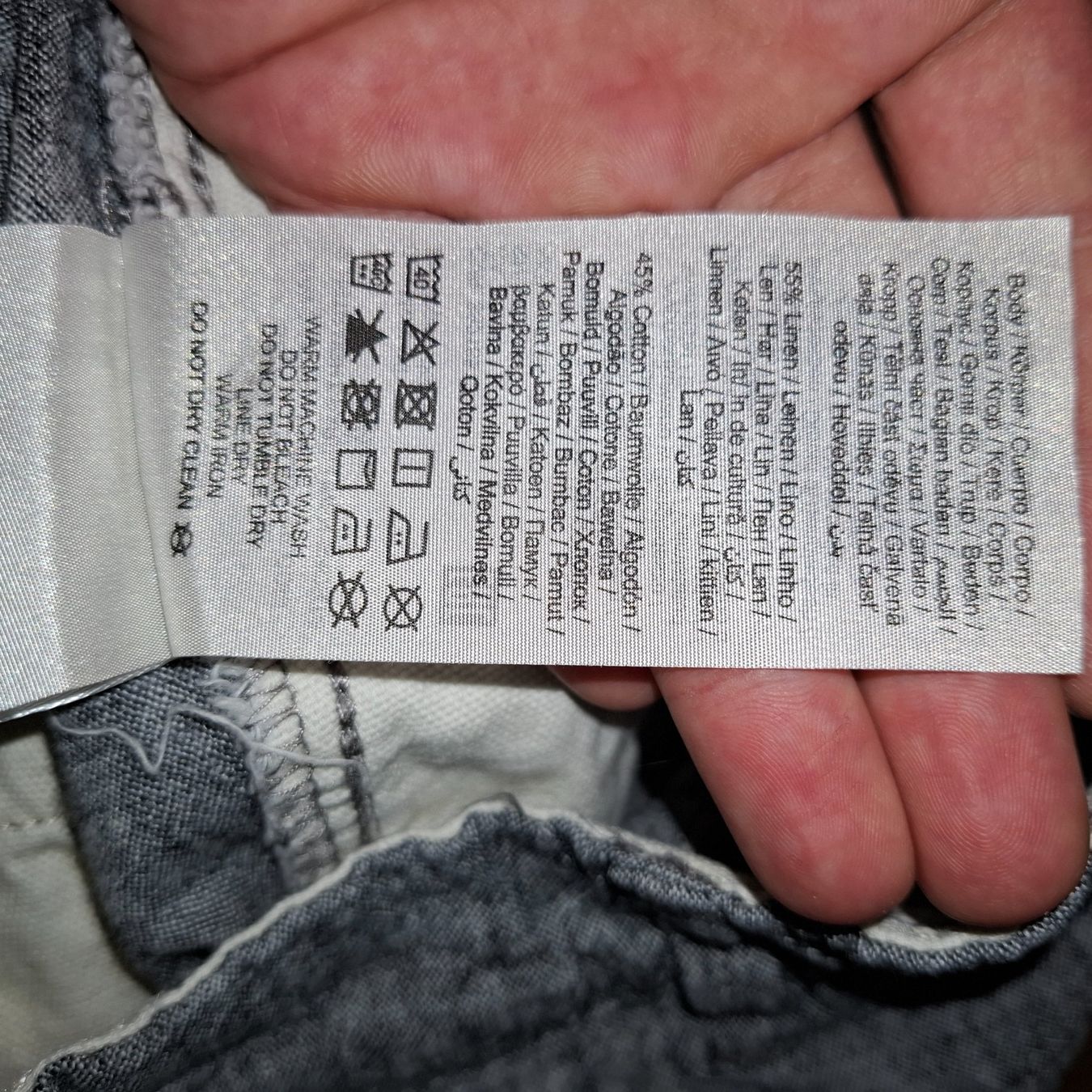 Hosen: kurze Hose Leinen/Baumwolle – Gebraucht aus st.gallen von mona3 4