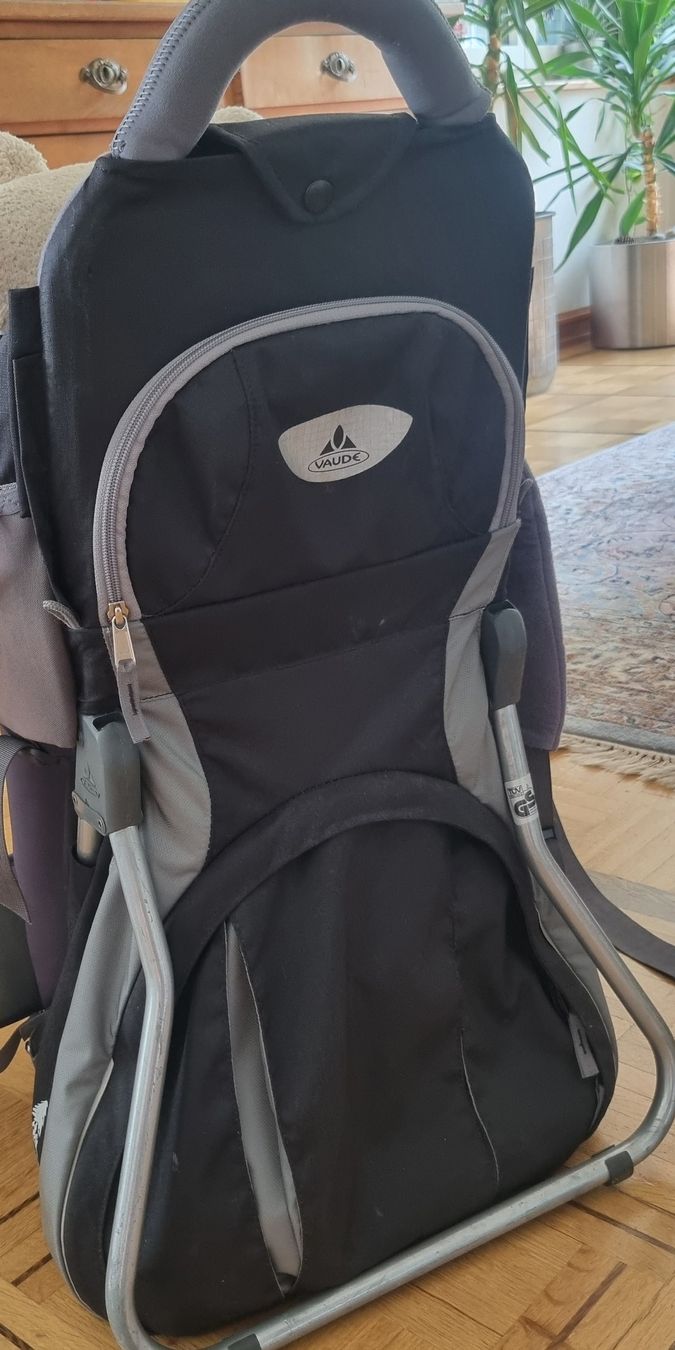 Vaude Borse & Zaini: Kindertrage Vaude schwarz/grau,  Rucksack – Usato da Selzach venduto da Chef.du.train 1