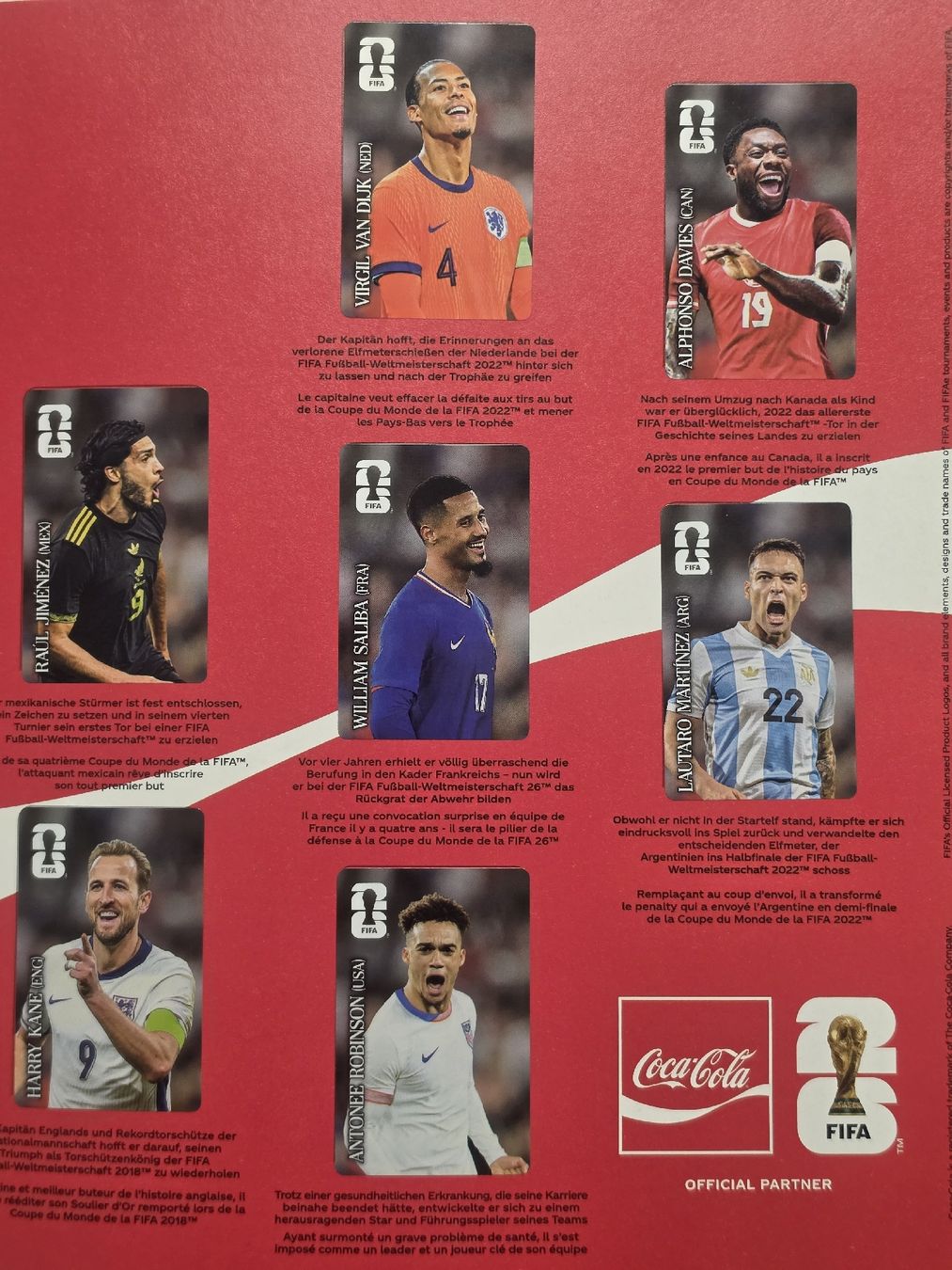 Panini Carte collezionabili: Album panini Coupe du Monde 2026 complet – Nuovo (secondo la descrizione) da Montreux venduto da Ivy89 3
