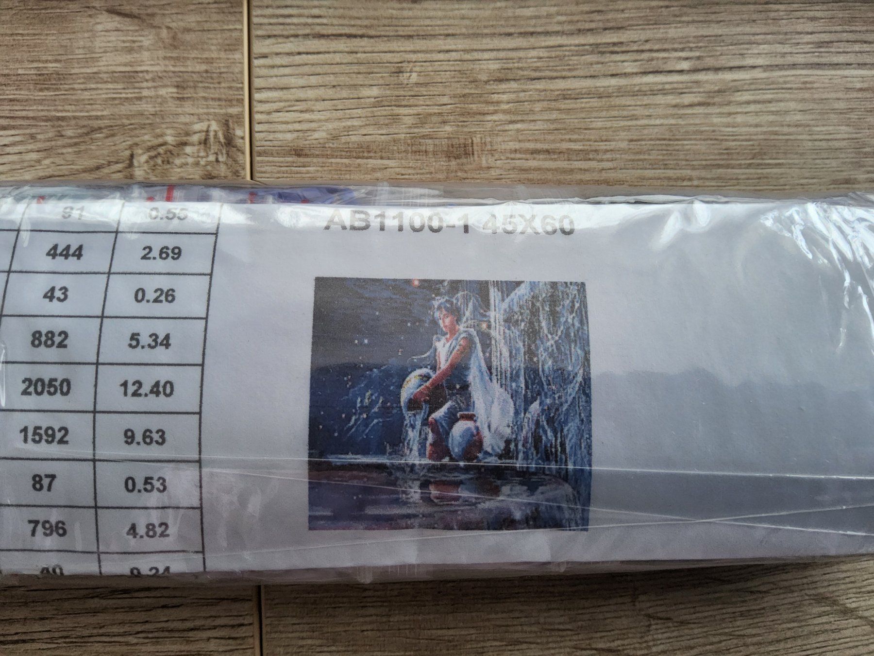 Kit bricolage: Diamond Painting Set " Wassermann" 45x60cm – Nuovo e nell'imballaggio originale da Heiden venduto da kas_zln5 2