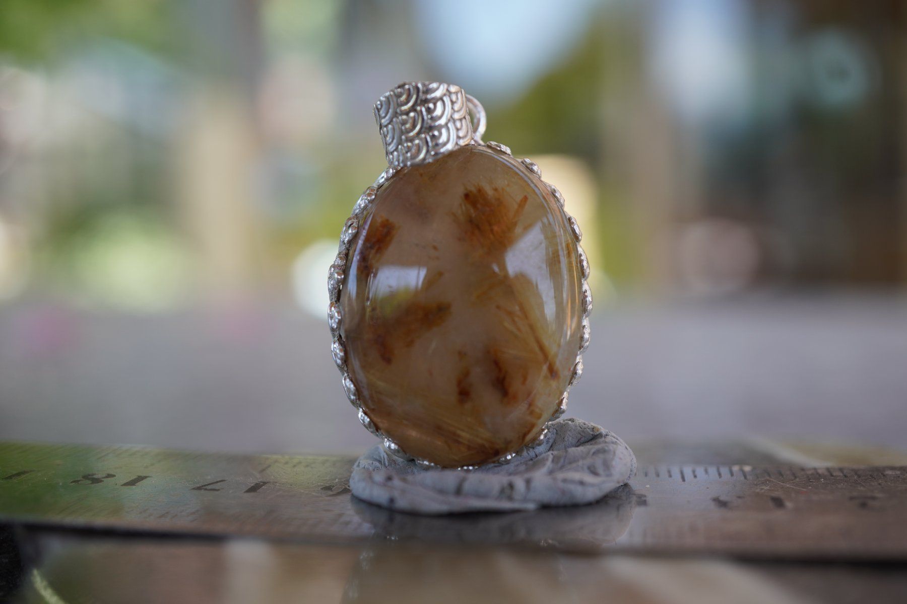 Ciondoli: Fächer Gold Rutil  wow      Anhänger  Räumung ab 1.- – Nuovo e nell'imballaggio originale da Eschenbach SG venduto da topstone