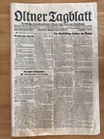 Oltner Tagblatt , Freitag 1. September 1939