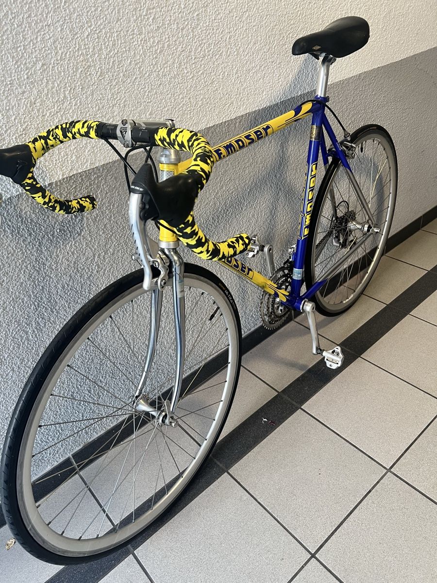 Velos: F. Moser Rennrad Velo, gelb-blau  – Gebraucht aus Kleindöttingen von NextOne 7