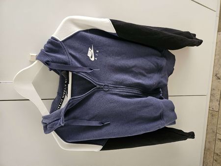 Nike Air Kapuzenjacke blau schwarz gebraucht